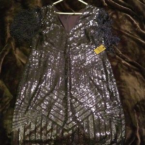 Forever 21 plus 3x fully sequined holiday dress